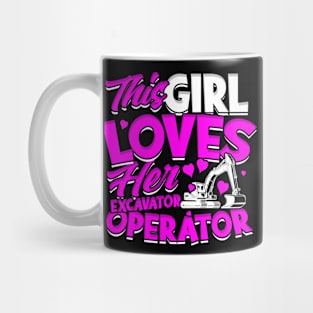 Heavy Equipment Operator Certified Excavator Operator Mug